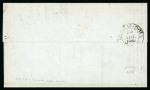 Stamp of Switzerland / Schweiz » Rayonmarken » Rayon III (grosse Ziffer) 1852, Rayon III grosse Wertziffern im waagerechten Paar auf Brief