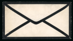 Stamp of Switzerland / Schweiz » Sitzende Helvetia Gezaehnt » Briefmarken 1862 1879, 5 Rp. braun, diagonale Halbierung, auf Trauerbrief