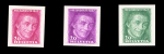 Stamp of Switzerland / Schweiz » Pro Juventute 1926, Pestalozzi 3 Probedrucke in grün, lila und violett