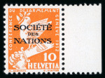 Stamp of Switzerland / Schweiz » Ämtermarken 1932, Société des Nations Abrüstungskonferenz, kompletter Satz postfrisch