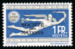 Stamp of Switzerland / Schweiz » Ämtermarken 1932, Société des Nations Abrüstungskonferenz, kompletter Satz postfrisch