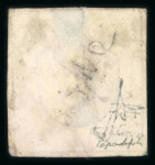Stamp of Switzerland / Schweiz » Kantonalmarken » Basel 1845, Basler Taube, farbfrisch, dreiseitig weissrandig
