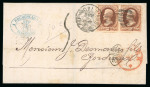Stamp of United States » 1861-1866 issue 1860-71, group of 11 covers from a correspondence
