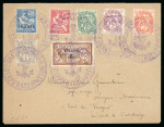Stamp of Colonies françaises » Castellorizo (Occupation française) 1920, très belle lettre entière de 1920 affranchie
