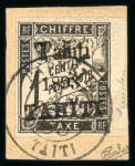 Stamp of Colonies françaises » Tahiti 1893, timbre-taxe Duval des Colonies Générales 1ct