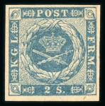 Stamp of Denmark » Collections 1854-1995, in a big stockbook nice and extensive mint and used collection