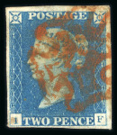 Stamp of Great Britain » Collections 1840-1983, In a Davo album and one stockbook, thousands