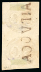 Stamp of Brazil » 1843 Bull's Eyes 1843 Bull's Eyes 30r early impression pair used Airuoca