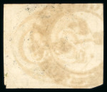 Stamp of Brazil » 1843 Bull's Eyes 1843 Bull's Eyes 60r early impression used two different cancels