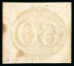 Stamp of Brazil » 1843 Bull's Eyes 1843 Bull's Eyes 60r early impression used full hs and manuscript