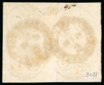 Stamp of Brazil » 1843 Bull's Eyes 1843 Bull's Eyes 30r block of four used