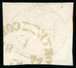 Stamp of Brazil » 1843 Bull's Eyes 1843 Bull's Eyes 30r early impression four margin used