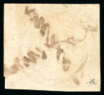 Stamp of Brazil » 1843 Bull's Eyes Lorena: 1843 Bull's Eyes 60r used two full manuscript cancels