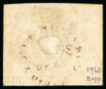 Stamp of Brazil » 1843 Bull's Eyes 1843 Bull's Eyes 30r black corner marginal used two different hs