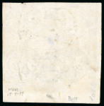 Stamp of Brazil » 1843 Bull's Eyes 1843 Bull's Eyes 90r grey black corner marginal block of four used