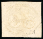 Stamp of Brazil » 1843 Bull's Eyes 1843 Bull's Eyes 30r black part red sl hs and black ms