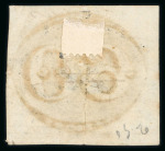 Stamp of Brazil » 1843 Bull's Eyes 1843 Bull's Eyes 60r full manuscript cancel