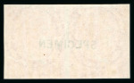 Stamp of Great Britain » 1855-1900 Surface Printed » 1865-67 Large Uncoloured Corner Letters, Wmk Large Garter & Emblems 1870 4d Vermilion pl.12 PI-PJ imperforate pair overprinted "SPECIMEN" type 6, mint o.g.