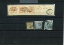 Stamp of Romania » United Principalities 1862-1864 1862 3p 6p and 30p mint and used accumulation on pages