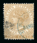 Stamp of British P.O. in Siam (Bangkok) U.S. Consular Cachets: Specialised group of 11 stamps