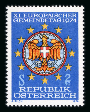 Stamp of Austria » 2nd. Republic 1974, 2S50 UNVERAUSGABT Tag der Europäischen Gemeinschaften