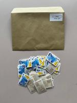 Stamp of France » Collections 1980-1999, lot de faciale, 168 enveloppes contenant