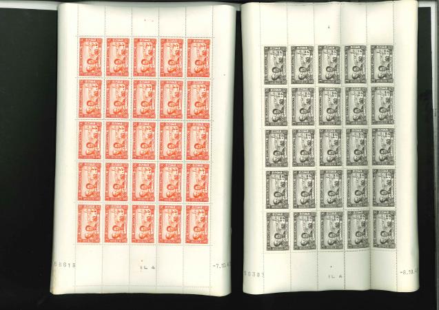 Stamp of Colonies françaises » Tunisie 1944, Secours National Y&T n° 245-248 chaque timbre