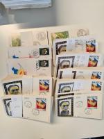 Stamp of Colonies françaises » Mayotte 1997-2005, dans un carton impressionnante accumulation