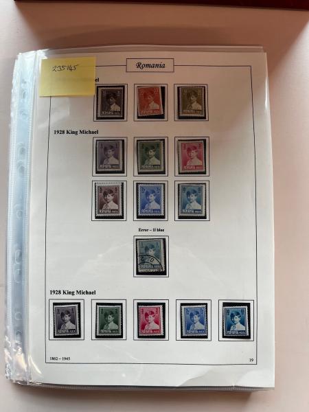 Stamp of Romania » Collections, Lots etc. 1928-41 comprehensive collection on pages