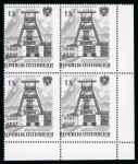 Stamp of Austria » 2nd. Republic 1958-61, 1958 W.v.d.Vogelweide 1S50 und 1961 Industriestandorte 1S