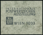Stamp of Austria » 1st. Republic 1933, WIPA-Block, postfrisch **