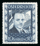 Stamp of Austria » 1st. Republic 1936, 10S Dollfuss postfrisch **
