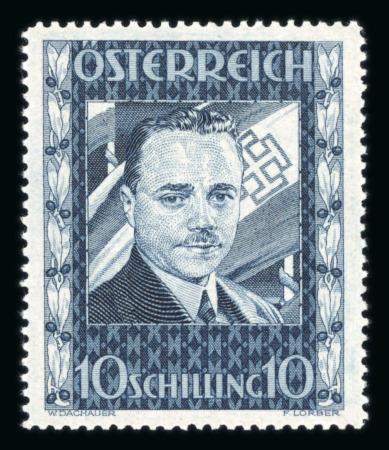 Stamp of Austria » 1st. Republic 1936, 10S Dollfuss postfrisch **