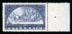 Stamp of Austria » 1st. Republic 1933, 50g+50g WIPA Granitpapier