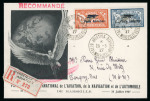 Stamp of France » Poste Aérienne 1927, Merson surchargé poste aérienne Y&T n°1 et 2