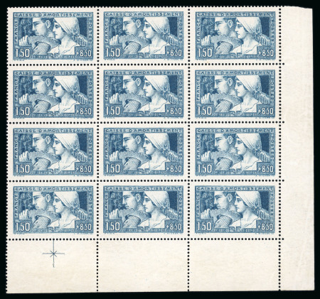 Stamp of France » Émissions à partir de 1900 1928, Le Travail Y&T n°252, les 3 types se tenant en