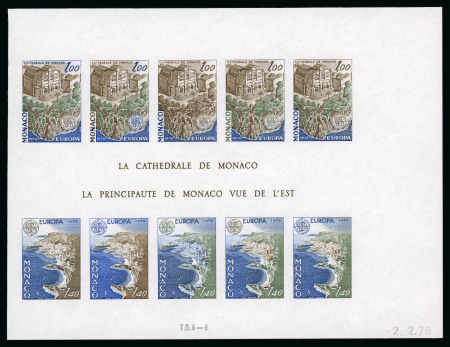 Stamp of Colonies françaises » Monaco CANCEL  Monaco : 1978-1980,  blocs Y&T n°14 + 18, les 2 en