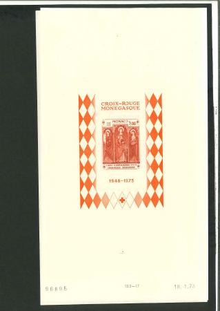 Stamp of Colonies françaises » Monaco Monaco : 1973-1978, blocs Y&T n°7c + 15b, les 2 non-dentelés
