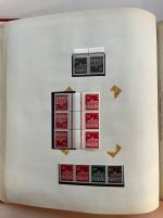 Stamp of Germany » Germany Collections and Large Lots 1949-1989, in an album complete collection duplicated