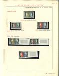 Stamp of France » Collections 1958-1961, sur une trentaine de pages d'album, étude