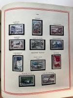 Stamp of France » Collections 1849-1971, dans 2 albums à feuilles mobiles, collection