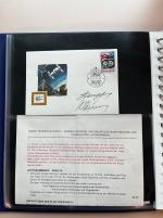 Stamp of Thematics » Space 1969-1970 USA Astronauts collection of 20 autographs on associated souvenir sheets