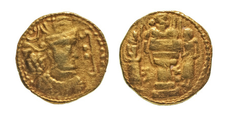 Stamp of Coins » Ancients and Miscellaneous Sasanian Kingdom, Shahpur III, 383-388 AD, AV dinar, 7.26 g.