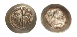 Stamp of Coins » Ancients and Miscellaneous Hunnic tribes, Alchon Huns (Eastern), Adomano, mid-late 5th century, AV (electrum) dinar, 7.14 g.