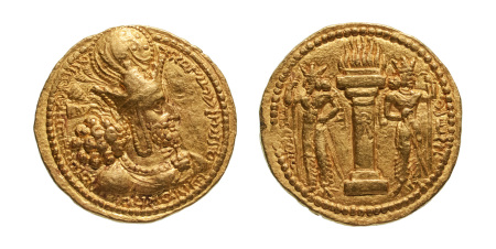 Stamp of Coins » Ancients and Miscellaneous Sasanian Kingdom, Shahpur I (AD 240-272), AV dinar 7.15 g.