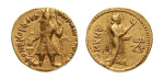 Stamp of Coins » Kushan Kushanas, Kanishka I, c. 127-152 AD, AV dinar 7.93 g. Nana