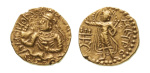 Stamp of Coins » Kushan Kushanas, Huvishka, c. 151-192, AV quarter dinar, 1.88 g. Miro