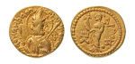 Stamp of Coins » Kushan Kushanas, Huvishka, c. 151-192, AV dinar, 7.82 g. Ardoksho