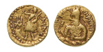 Stamp of Coins » Kushan Kushanas, Huvishka, c. 151-192, AV dinar, 7.84 g. Mao
