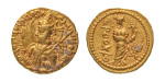 Stamp of Coins » Kushan Kushanas, Huvishka, c. 151-192, AV dinar, 7.91 g. Ardoksho